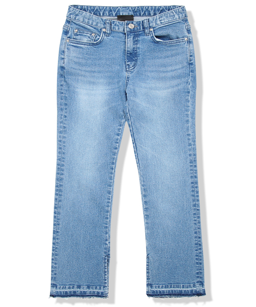 monts059 slim stretch flared jeans